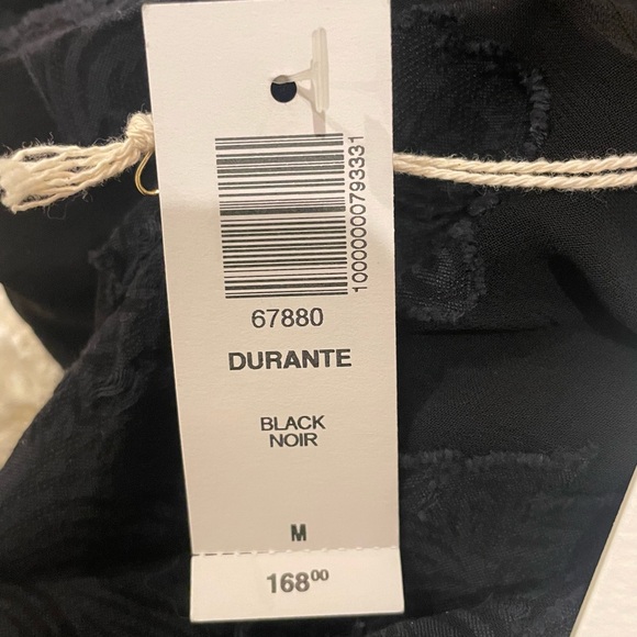 NWT Aritzia Wilfred Durante Jacket Kimono Black Silk Floral Lace Robe Duster - Picture 7 of 7